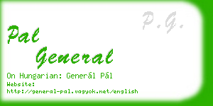 pal general business card